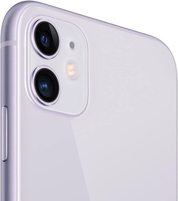 Apple iPhone 11, 64GB, Purple - Fully Unlocked (Renewed)
