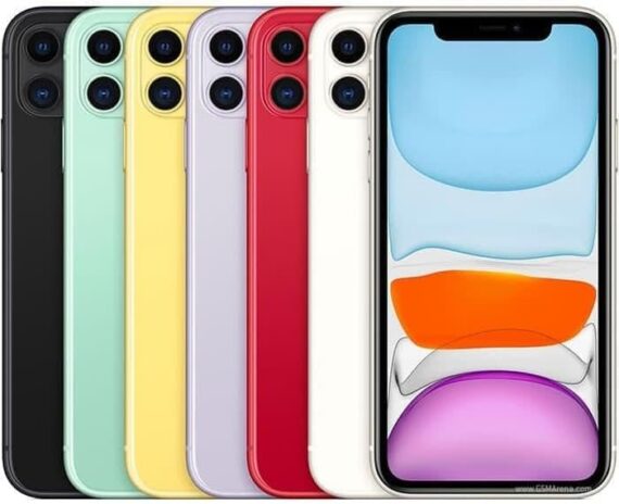 Apple iPhone 11, 64GB, Purple - Fully Unlocked (Renewed)