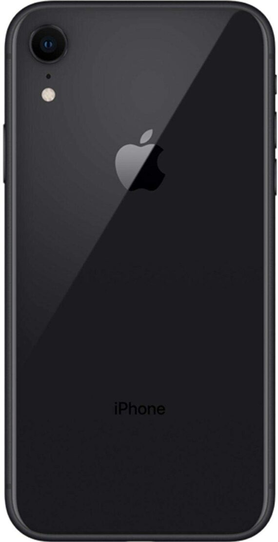 Apple iPhone XR, Fully Unlocked, 64 GB - Black (Renewed)