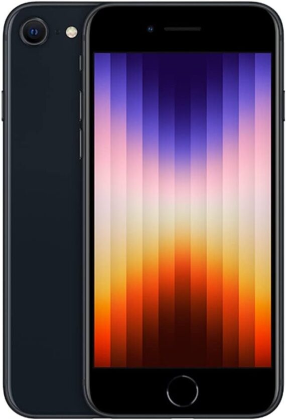 Apple iPhone SE 3rd Gen, 64GB, Midnight - Unlocked (Renewed)