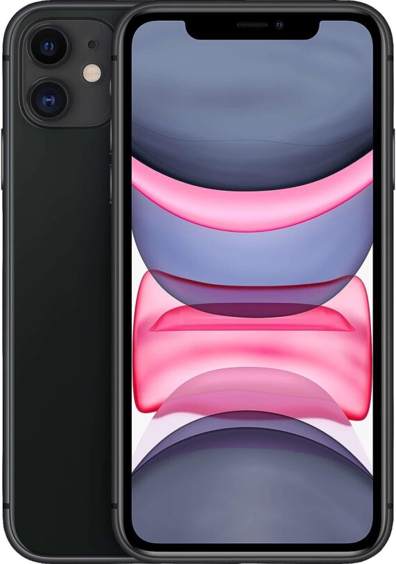 Apple iPhone 11, 64GB, Purple - Fully Unlocked (Renewed)